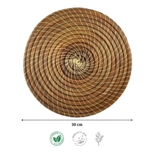 Sous-plat Halfa - 30 cm Marron