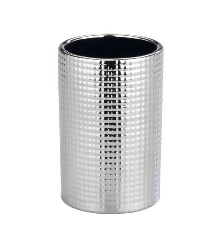 Porte-brosse à dents Gobelet-Polaris Nodi-chromé-Céramique