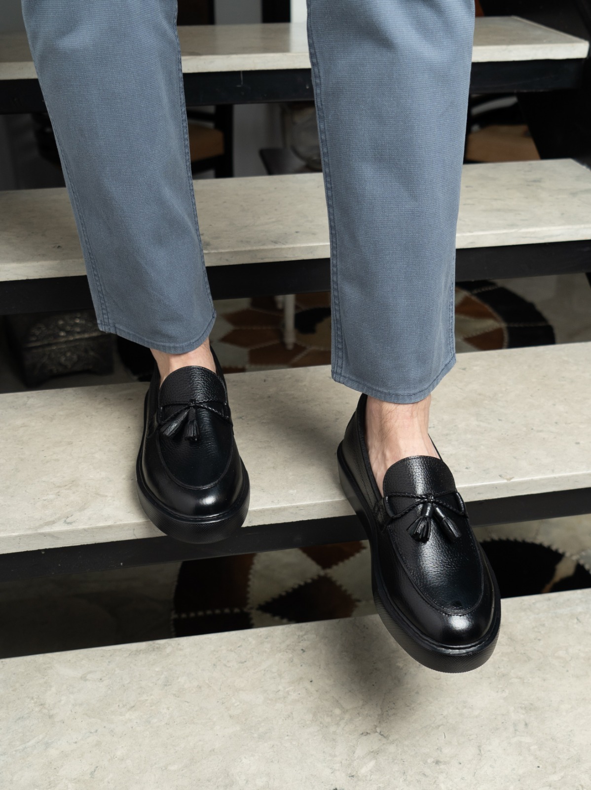 Chaussures en cuir – 8945 Noir Fall