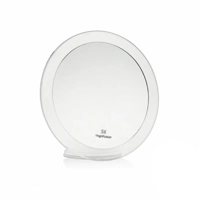 Miroir circulaire x5, D12 cm, orientable ttes dir, avec ventouse