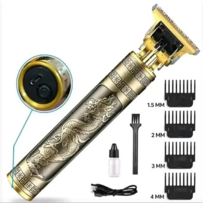 Tondeuse Métal Sans Fil Pour Barbe Et Cheveux Pro