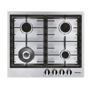 Plaque de Cuisson 4 Feux Gaz 60 Cm 60 Thermocouple Inox FOCUS LINE