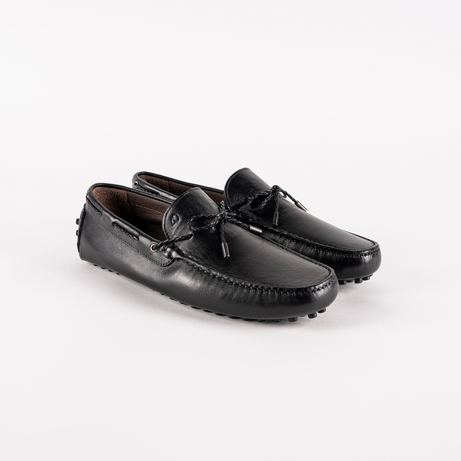 Mocassins en cuir Tito – PP02 Noir