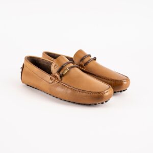 Mocassins en cuir Tito – PP05 Camel