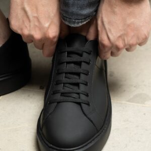 Baskets en cuir – 8951 Noir