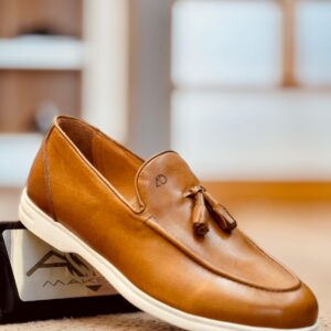 Mocassins en cuir – TE11 CAMEL