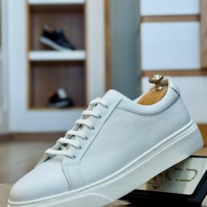 Baskets en cuir– 3250 BLANC FALL