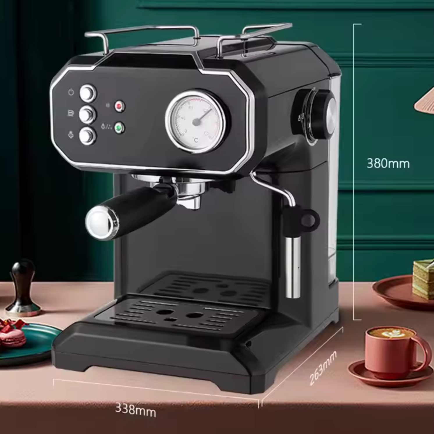 Machine-cafe-Expresso-Cappuccino-Latte-Florence-AG-1309A-promodeal-tunisie