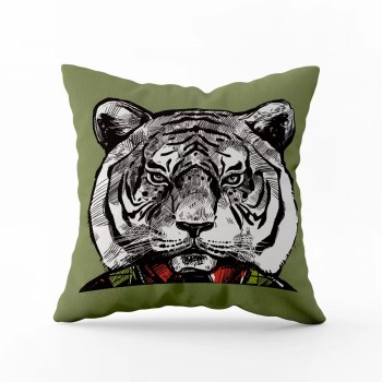 Coussin Carré Tigre