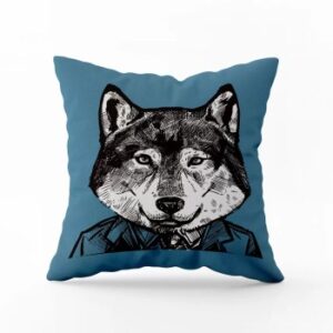 Coussin Carré Wolf
