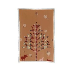 Plaid Polaire Teddy Sapin De Noël