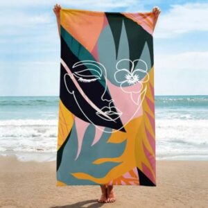 Serviette de Plage XL Closed Eyes