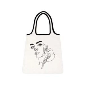 Tote bag Bold ZINE Black White