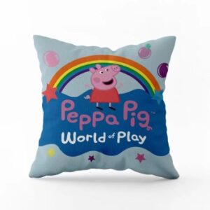 Coussin Carré Peppa Rainbow