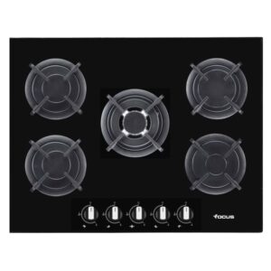 Plaque de Cuisson FOCUS F4109B 5 Feux 90 cm