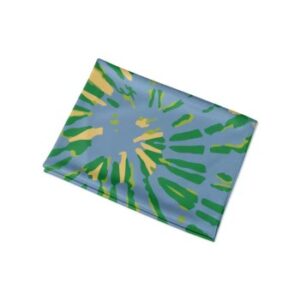 Foulard Tie Dye Vert Bleu