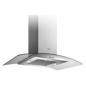 Hotte Centrale FOCUS 90CM Inox et Vitre