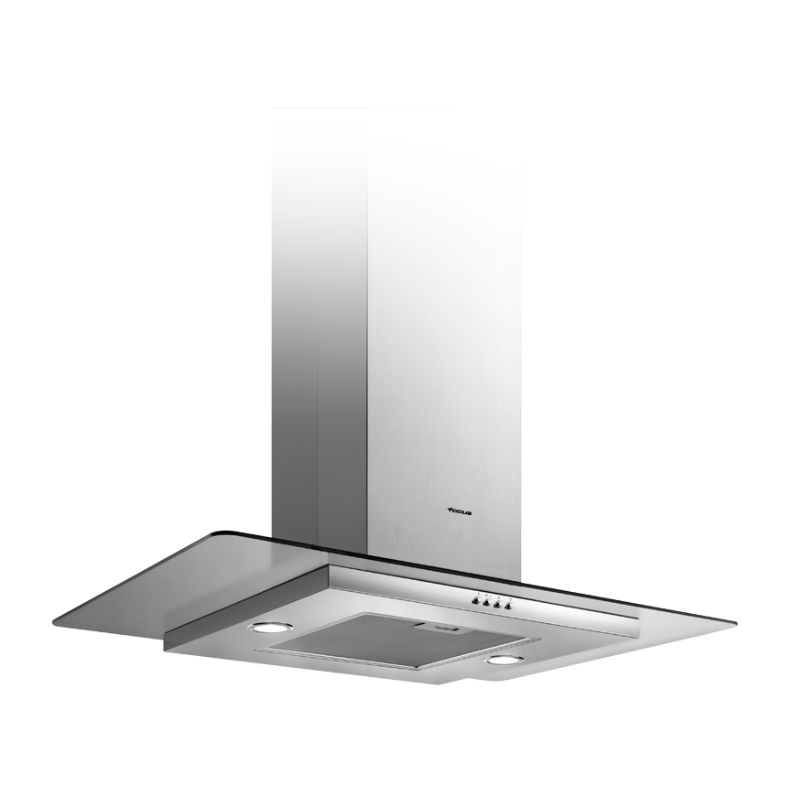 Hotte Centrale FOCUS Tactile Vitro 90 cm Inox