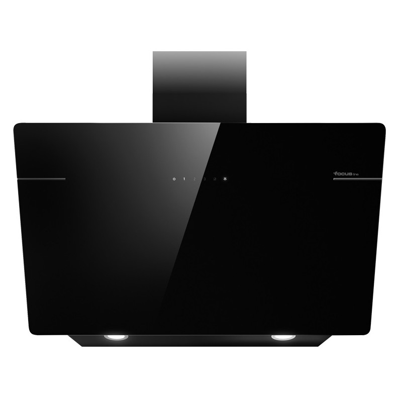 Hotte design FOCUS LINE 90cm Noir