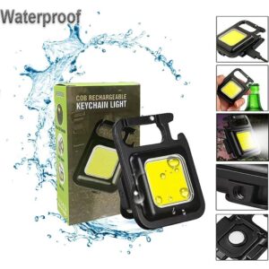 Lampe De Poche Et Porte-Clés Rechargeable 6 W