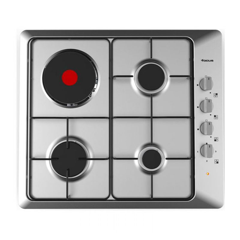 Plaque De Cuisson Focus 4 Feux 60Cm Inox