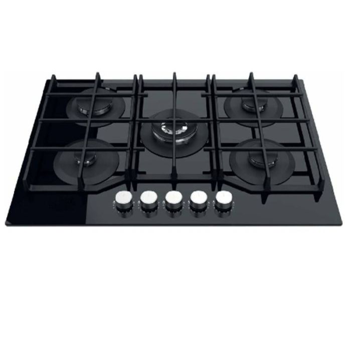 Plaque de Cuisson Encastrable ARISTON AGS-72F-BK 5 Feux 75cm - Noir