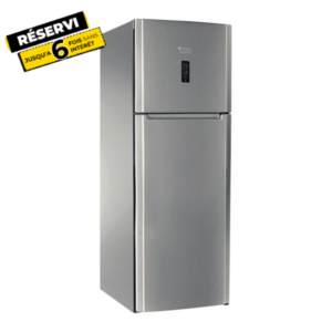 RÉFRIGÉRATEUR ARISTON DOUBLE PORTE -INOX-456L-NO FROST