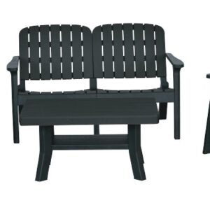 SALON SILVA 4 PLACES BASIC - NOIR - NOIR