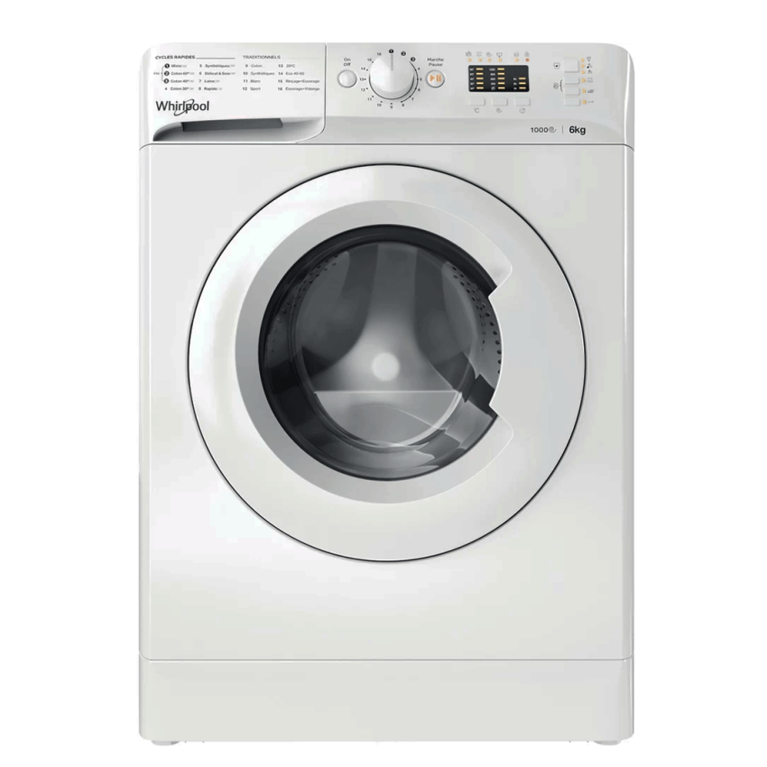 Machine à laver Whirlpool 6 kg inox