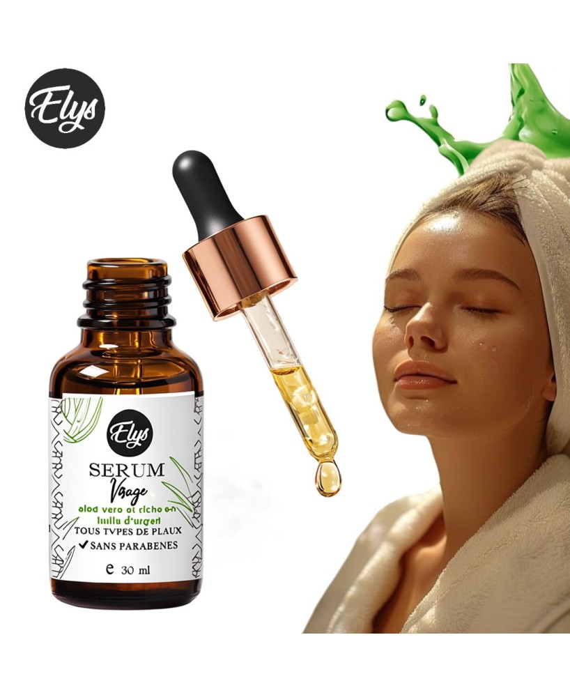 ELYS Sérum Visage Aloe Vera Sans Parabène – 30 ml