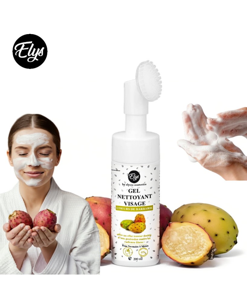 Gel Nettoyant Visage ELYS – Figue de Barbarie - 200ML