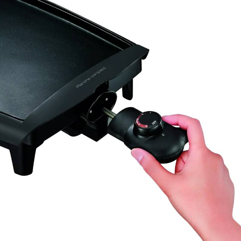 Barbecue Électrique TEFAL Plancha Compact CB500512 1800W – Noir
