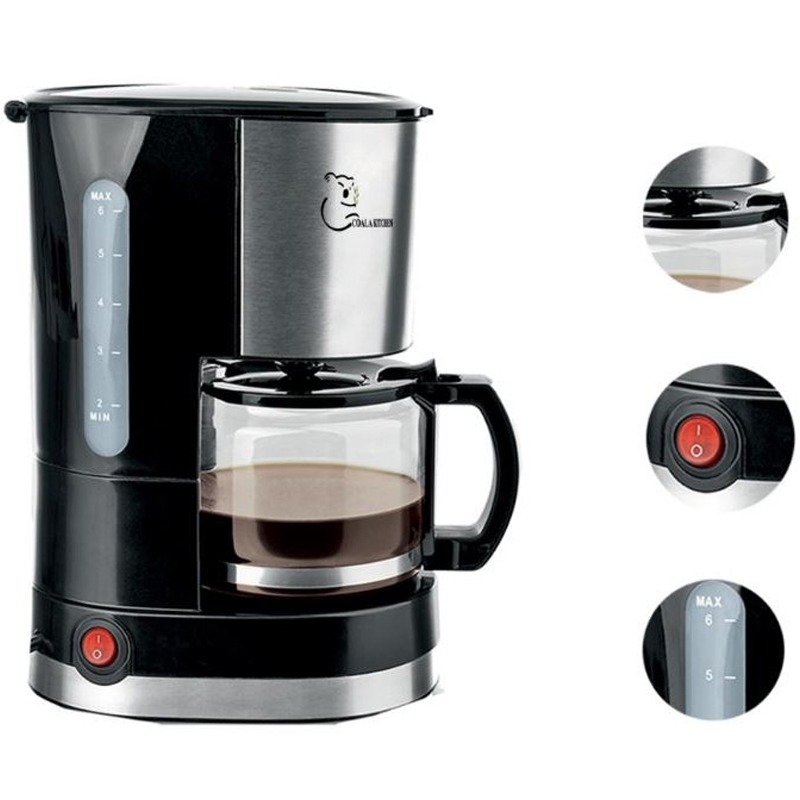Cafetière Électrique COALA BROWN 600W - Inox