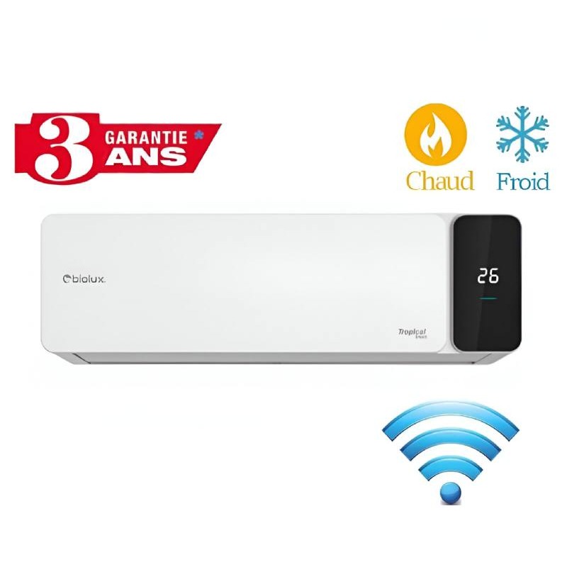 Climatiseur BIOLUX Tropical Smart 18000 BTU Chaud / Froid - Garantie 3ans