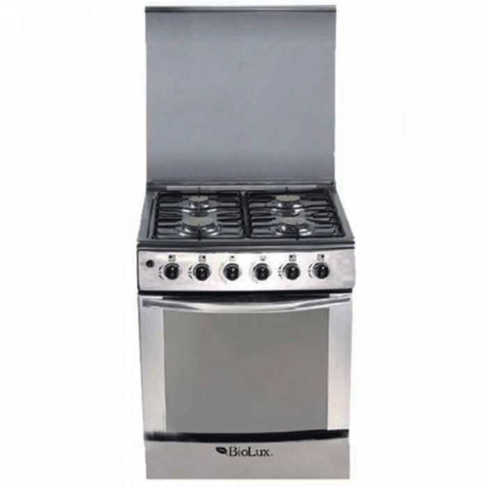 Cuisinière BIOLUX M-6060-XTBR 4 Feux 60cm – Inox