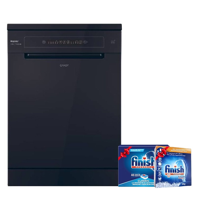 Lave Vaisselle Inverter CANDY CF3E9L0B-80 13Couverts + Pack FINISH Offert