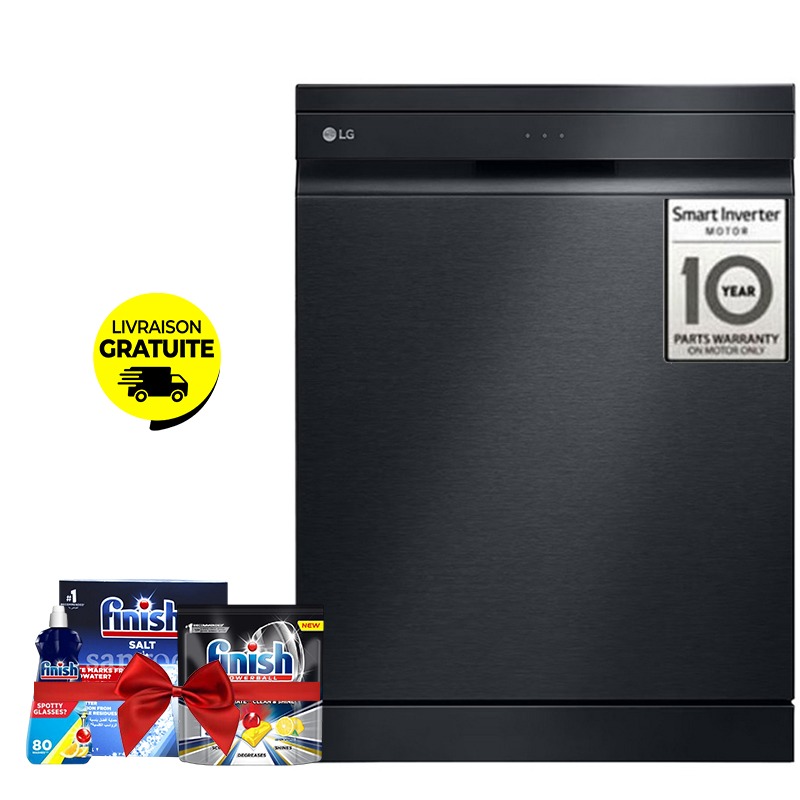 Lave Vaisselle LG 14 Couverts DFC335HM + Pack FINISH Offert