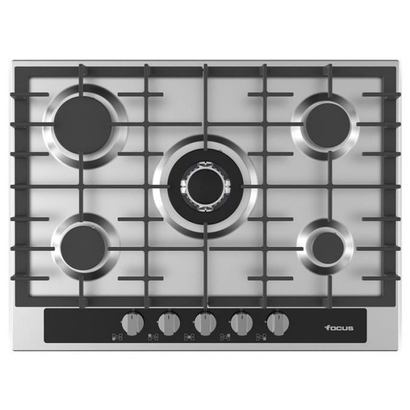 Plaque de Cuisson Encastrable FOCUS F403X 5 Feux 70 cm - Inox