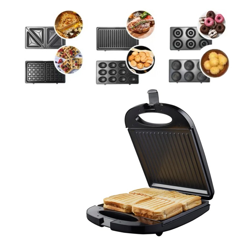 Appareil à Panini 6EN1 FLORENCE HK-411 1500W – Noir