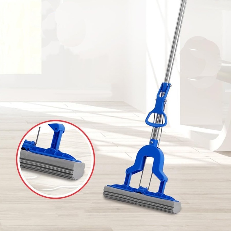 Balai Serpillère Kleaner à Éponge 27 cm – Bleu