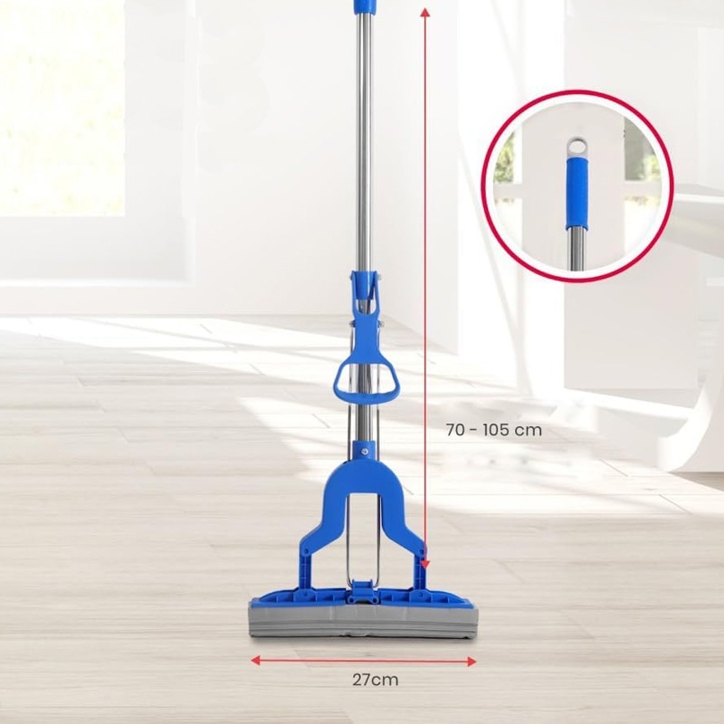 Balai Serpillère Kleaner à Éponge 27 cm – Bleu