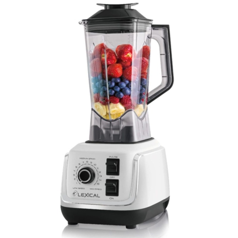 Blender 2EN1 LEXICAL LBL-1570-1 1500W 2.5L - Blanc