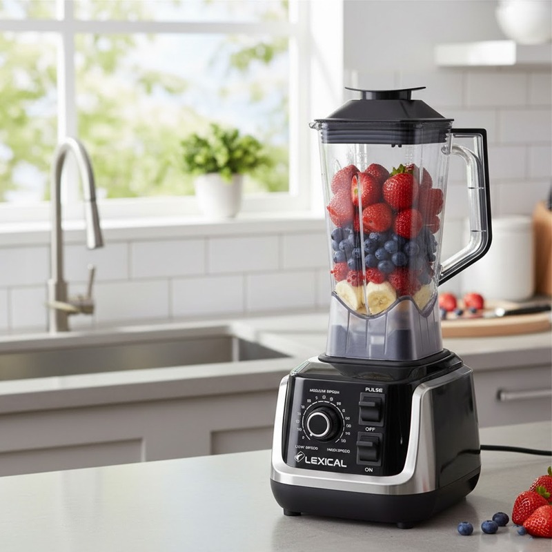 Blender 2EN1 LEXICAL LBL-1570-2 2.5 Litres 1500W – Noir