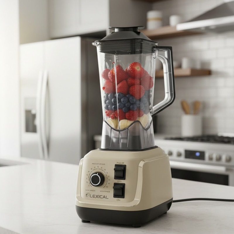 Blender 2EN1 LEXICAL LBL-1570-3 1500W 2.5L – Beige