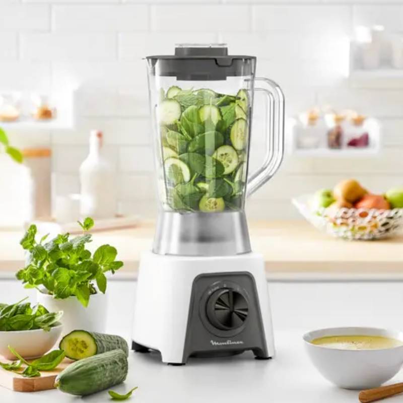 Blender MOULINEX LM2C3110 450 Watts – Blanc