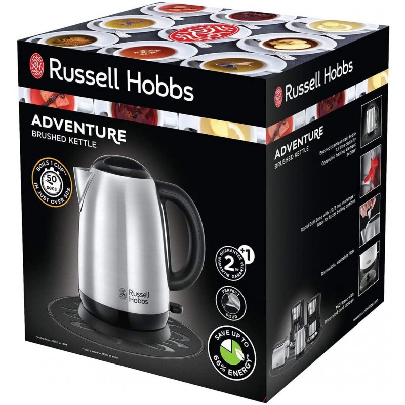 Bouilloire RUSSELL HOBBS Kettle Adventure 23912-70 1.7L – Inox