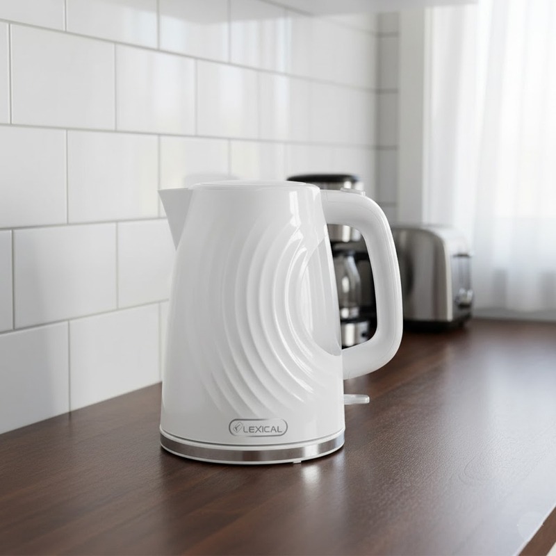 Bouilloire Sans Fil LEXICAL LEK-1433 2200W 1.7L – Blanc