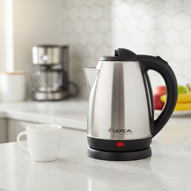 Bouilloire Sans Fil LEXICAL LEK1415 1.8L – Inox