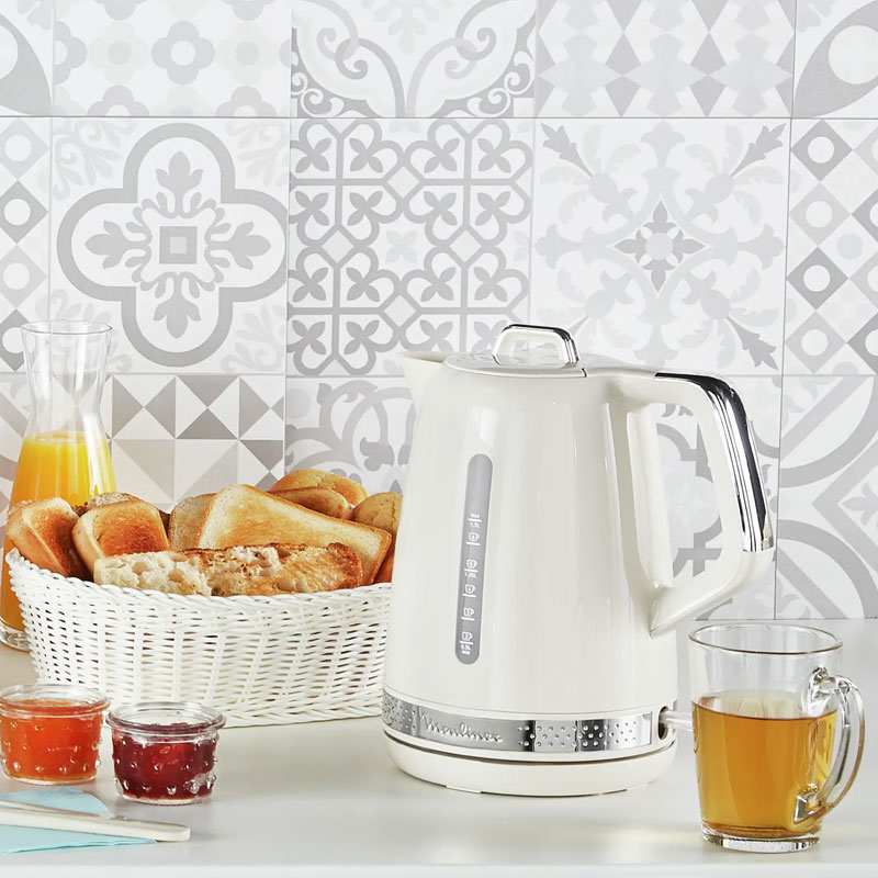 Bouilloire MOULINEX Soleil BY320A10 2400W 1.7L – Blanc