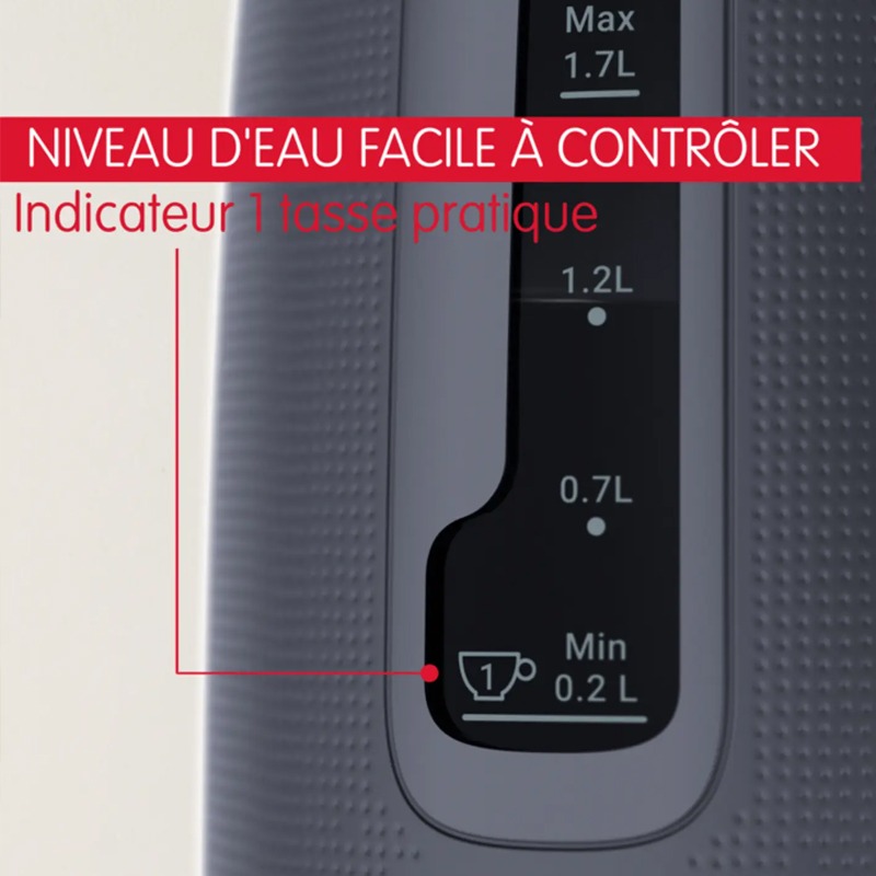 Bouilloire Sans Fil MOULINEX BY2M0810 1.7L – Noir
